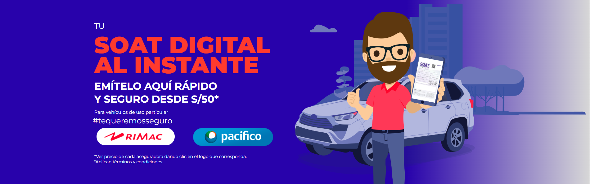Tu SOAT DIGITAL AL INSTANTE emitelo aqui rapido y seguro